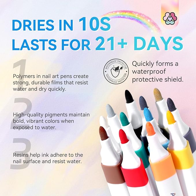24 Colors Nail Polish Pens Set 2