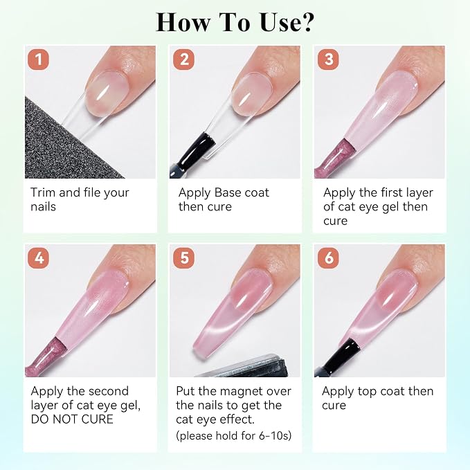 10 Colors-Moonlight Cat Eye Gel