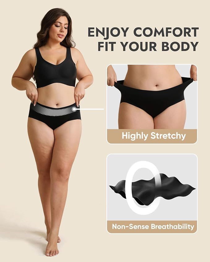 Black+beige Briefs