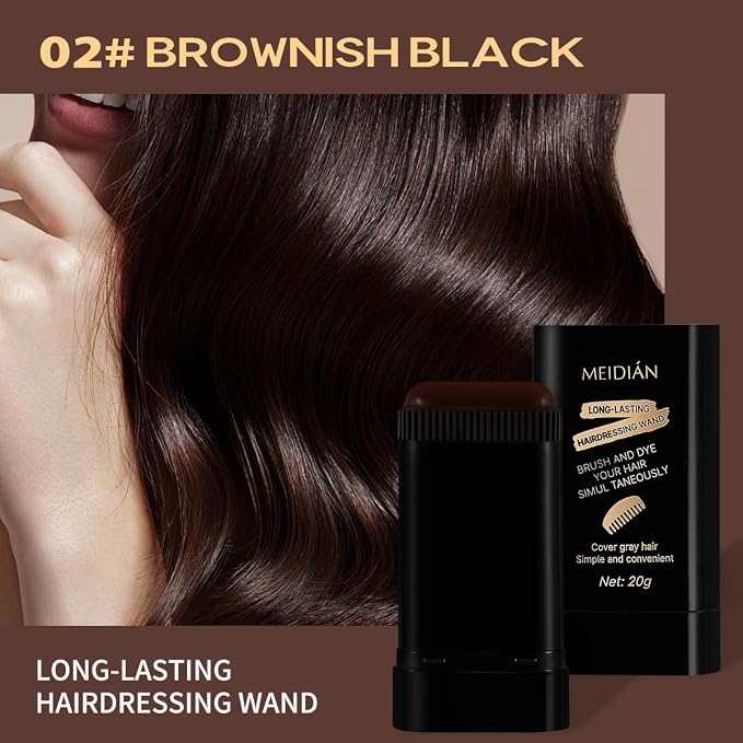 5Pack-(02#Brownish black)