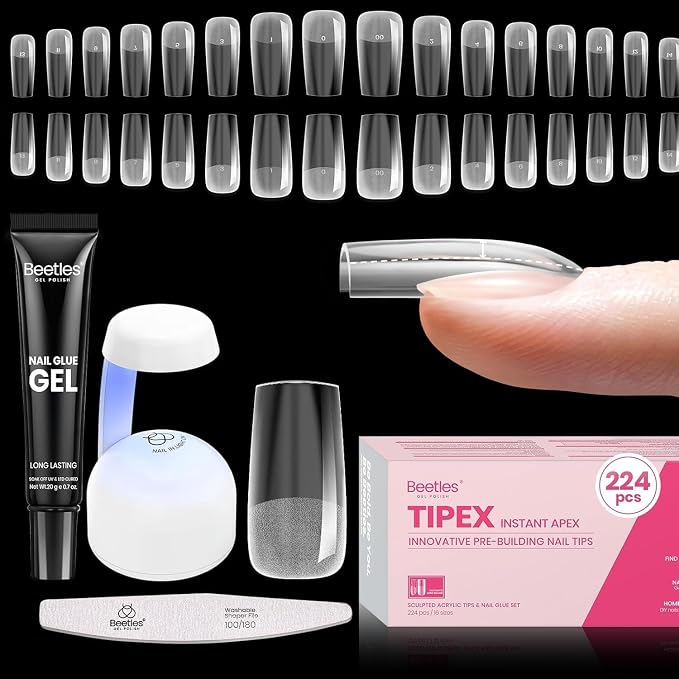 2 - Tipex Nails Kit | Medium Square | 224