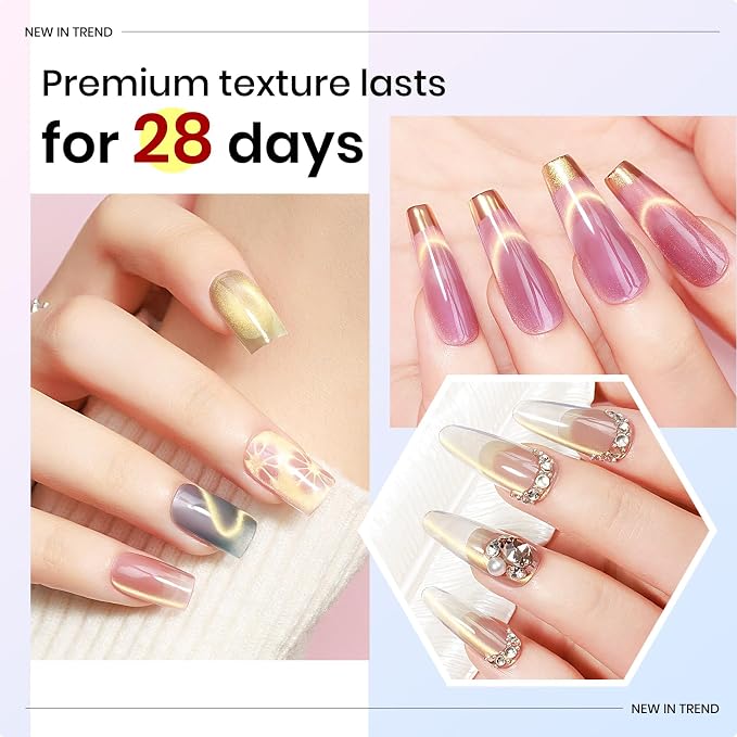 6 Colors Dawn Cat Eye Gel