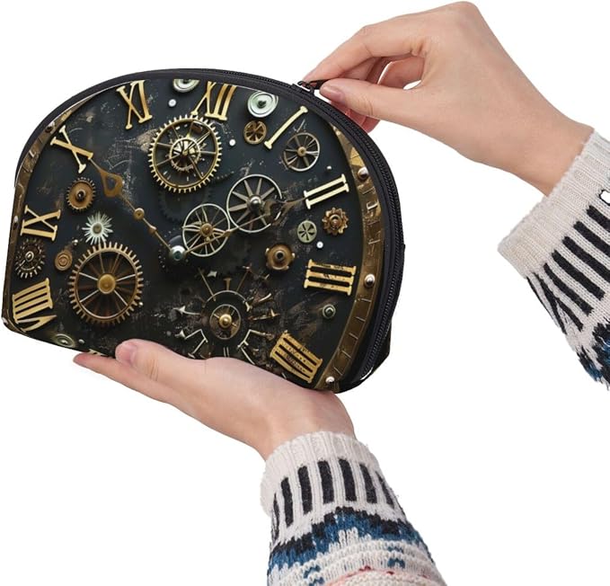 Gears Clock Bronze Century