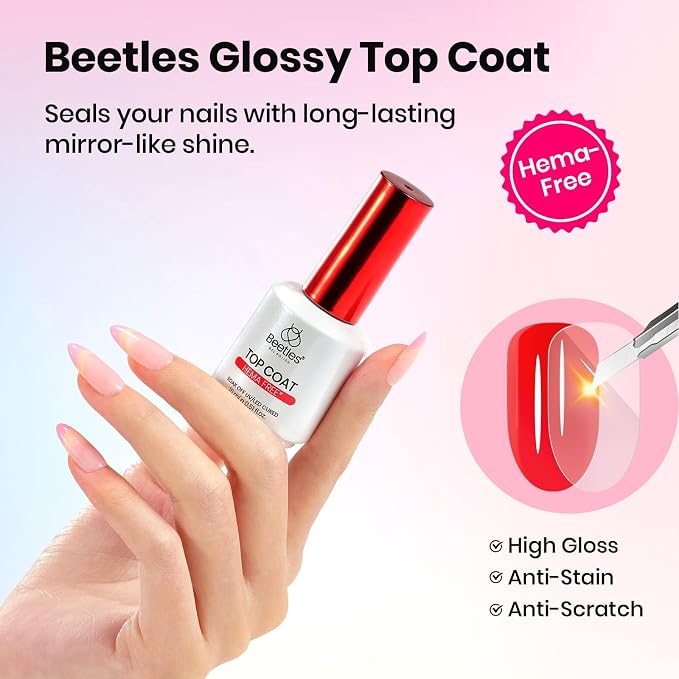 3 Pcs Gel Base and Top Coat&Matte top coat