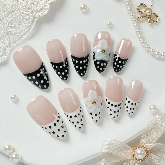 Pink Polka Floral Rhyme