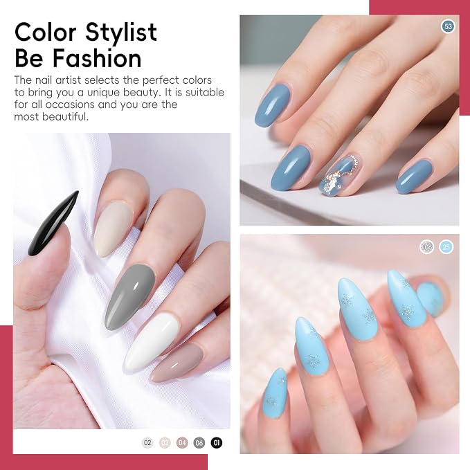 35 Colors & 5pc Top Base coat ( Party Time)