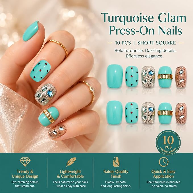 Blue nails