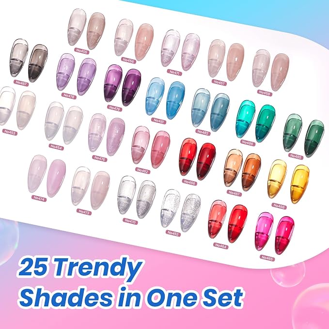 0-0-0 Deal Box Jelly Veil Gel Polish Set