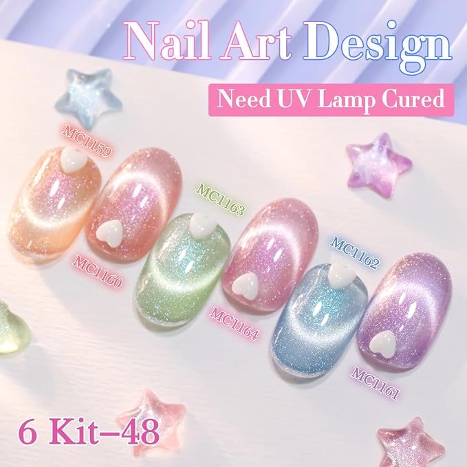 Mermaid Nude Pink Blue Green Purple