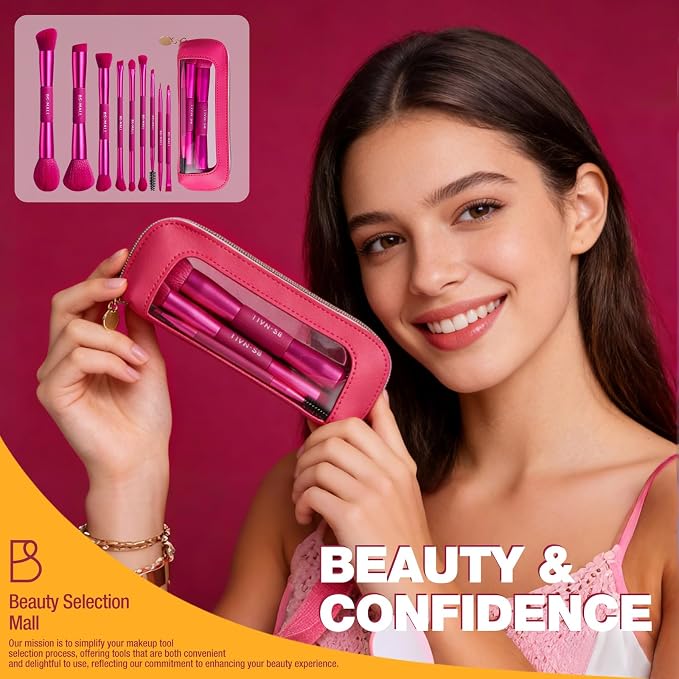9 PCS Hot Pink