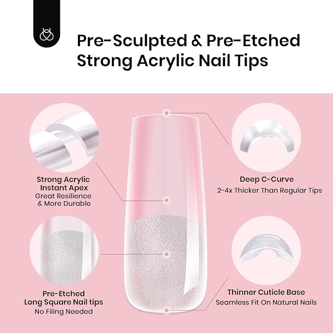 1 - Tipex Nails Only | Long Square | 192