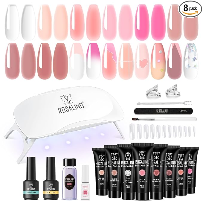 8 Colors Nude Poly Kit 03