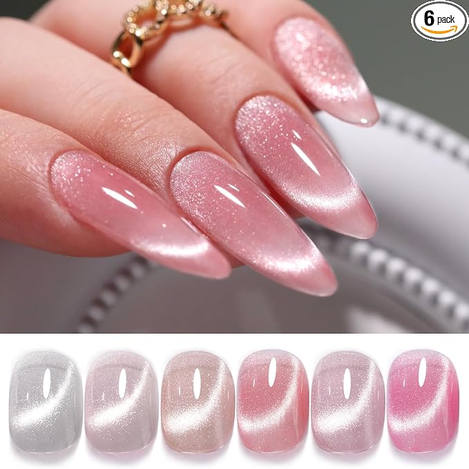 Glass Silver Pink