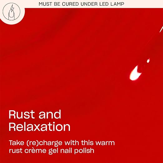Rust & Relaxation | Opaque Bright Warm Red