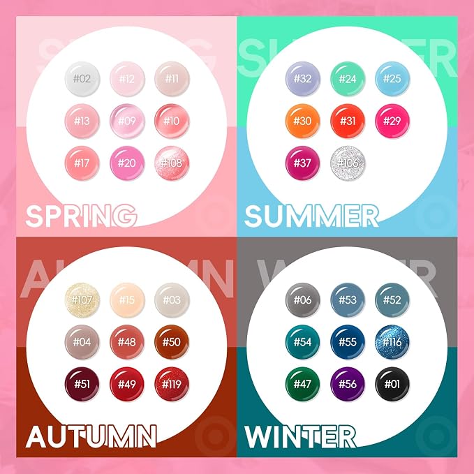 35Pcs Colors + 5Pcs Top Base Coat