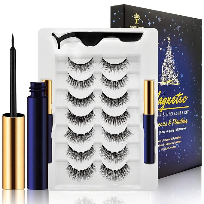 Black -Natural Look 7 pairs