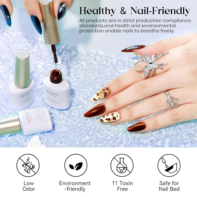 6 Colors Ceramic Cat Eye Gel