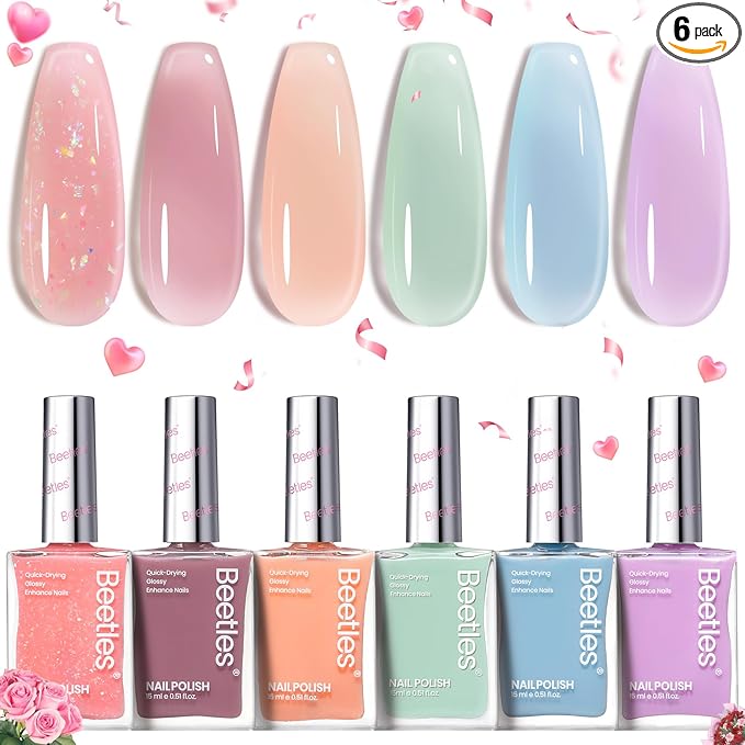 Blissful Breeze Jelly Nail Polish Set