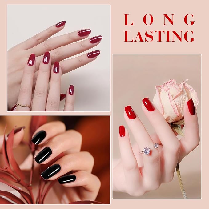 Black White Red Pink Set