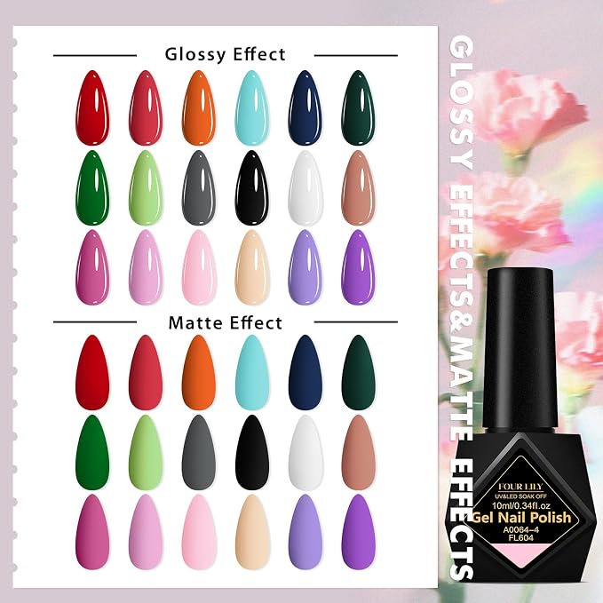 18 PCS Gel Nail Polish - 01