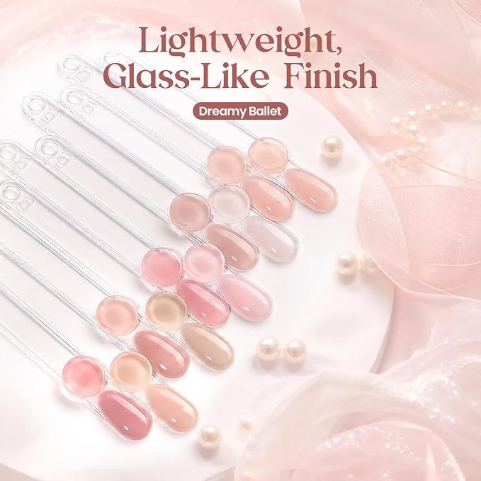 Sheer Nude Pink Jelly Set | Dreamy Ballet