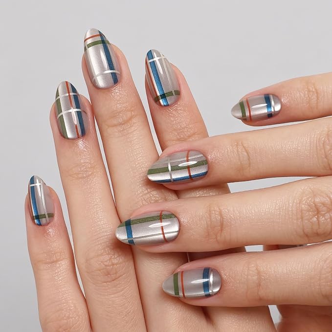 1C-Silver Plaid