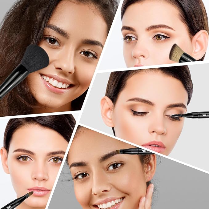 4 in 1 & eye makeup brush set