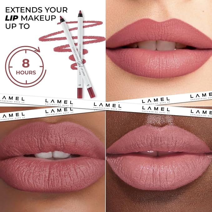 Pack of 5: Nude Pink, Nude, Red, Mauve, Spicy Nude