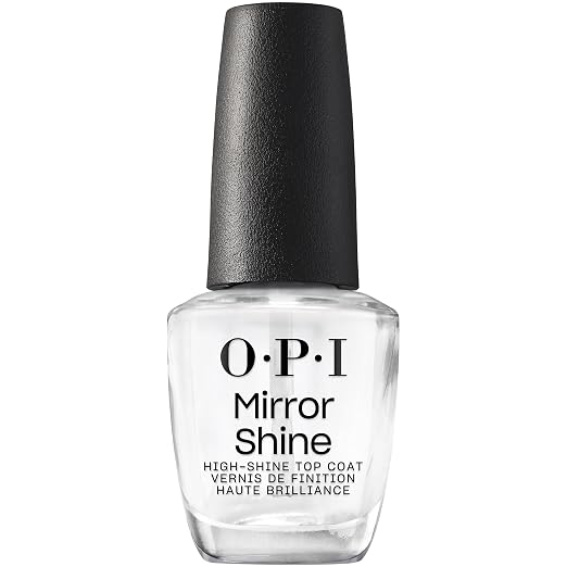 Mirror Shine Top Coat, High Shine & Glossy