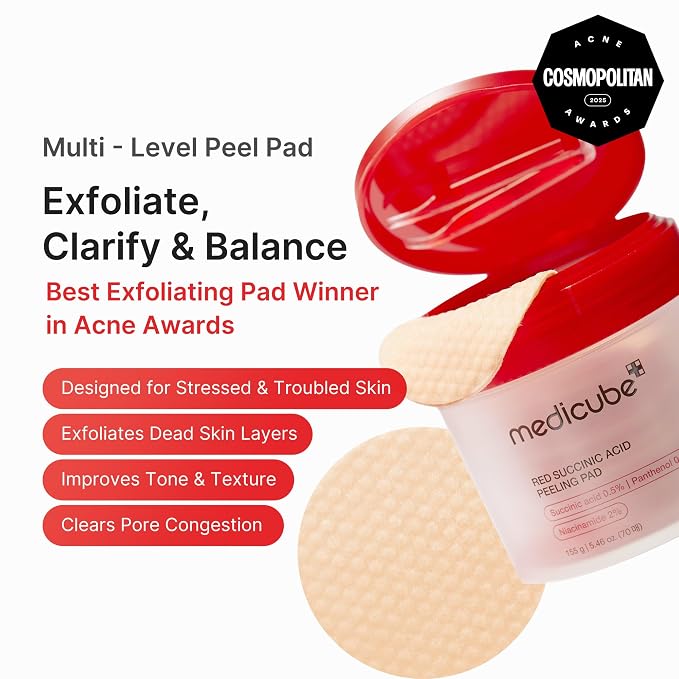 Red Succinic Acid Pads