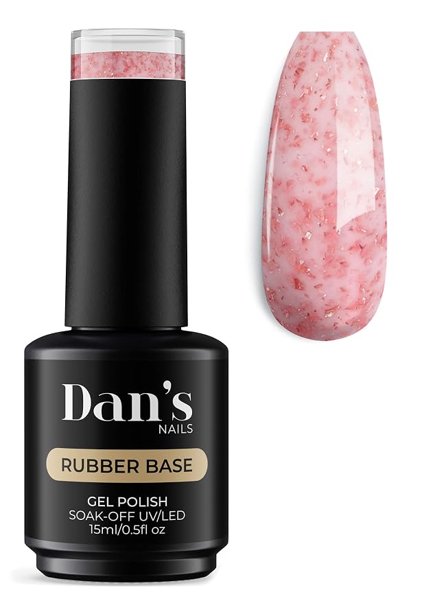 Ballet Pink Gold Flakes
