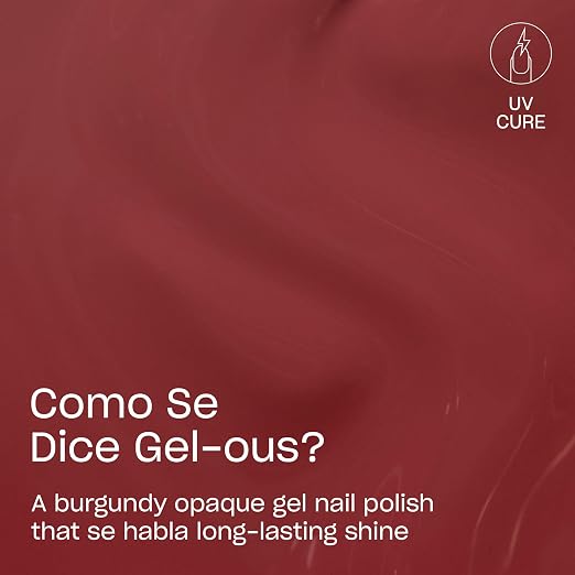 Como Se Dice Gel-ous? | Opaque Dark Burgundy Red Crème