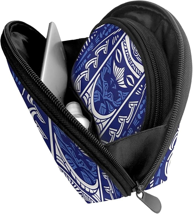 Blue Polynesian Maori Tribal Pattern