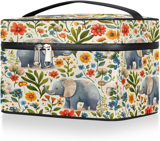 Elephants Flowers