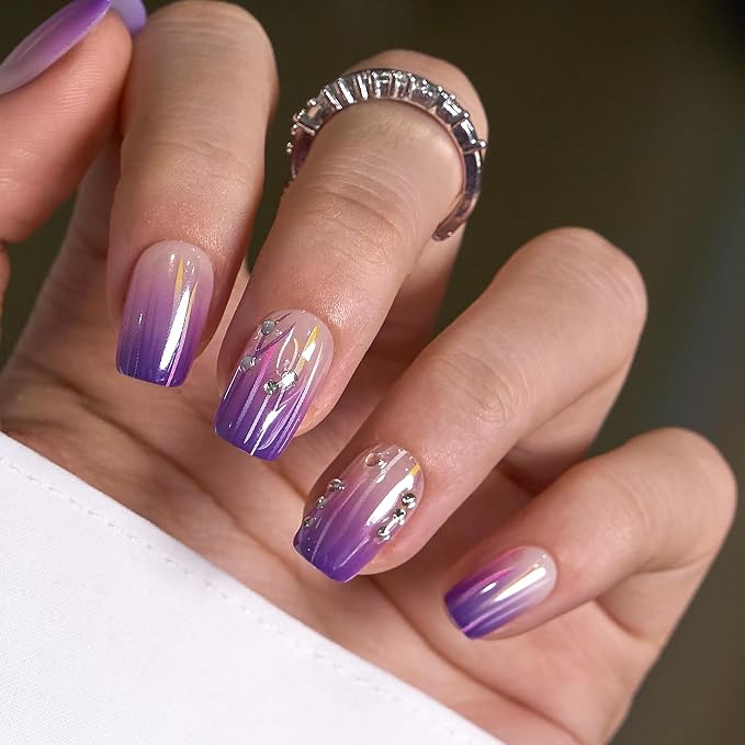 gradient purple lines