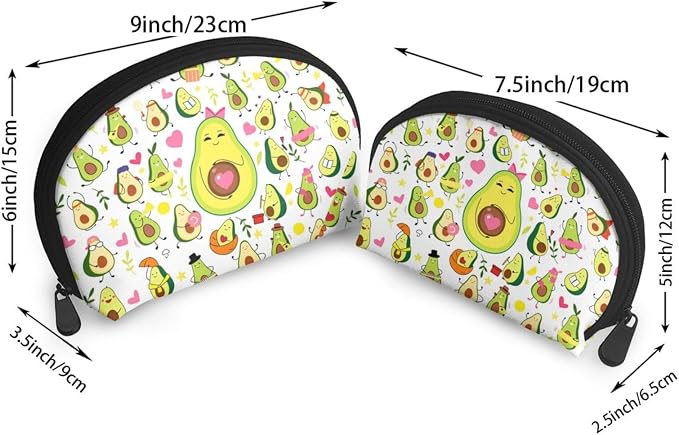 Cute Avocado Characters