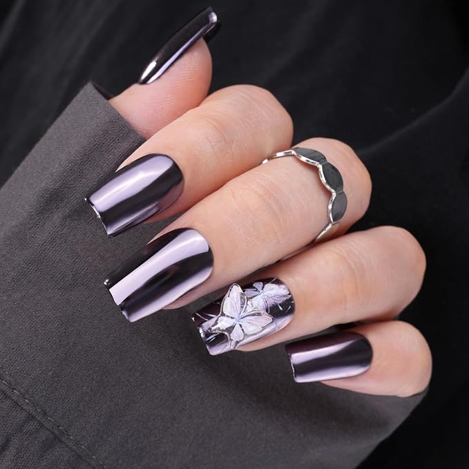 Silvery Black