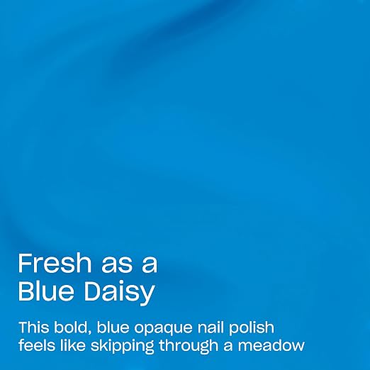 Fresh as a Blue Daisy | Opaque Dark Cool Blue