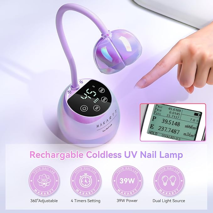 A04-nail lamp-Glazed Purple