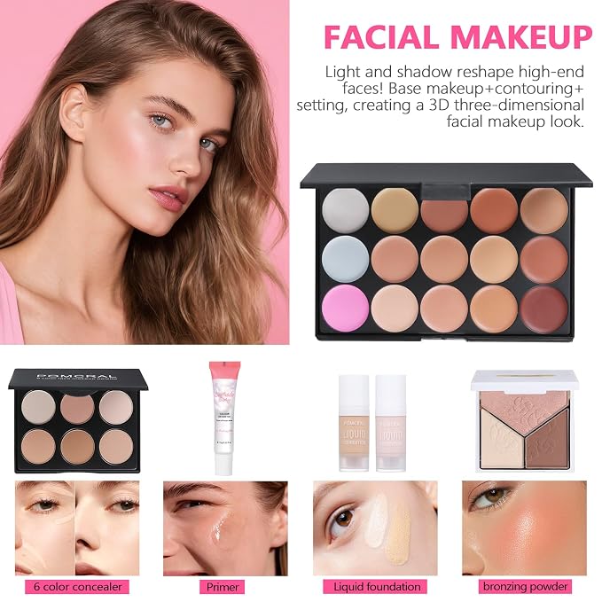 20 color makeup kit