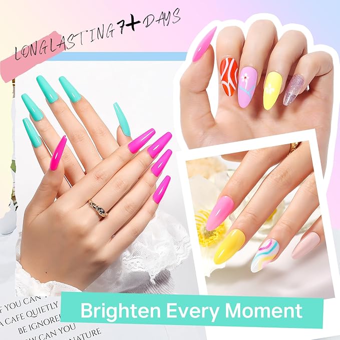 0-0-Neon Nail Polish