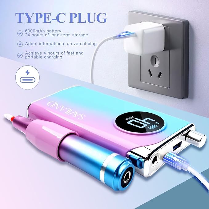 E- Purple Blue