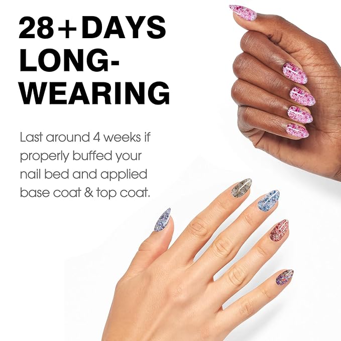 Shiny Blue Red Brown Glitter Set-Kk
