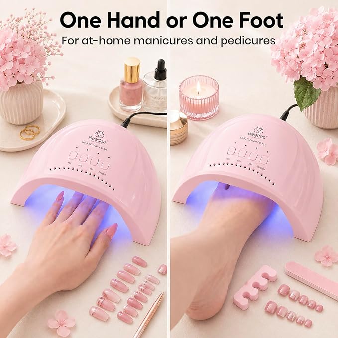 UV Nail Lamp for Hands & Feet Pink