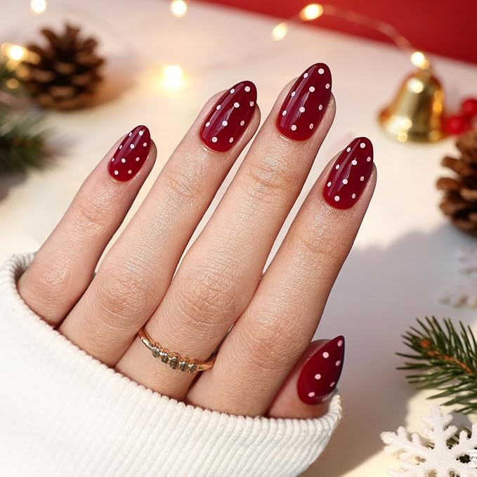 3F-Red Polka Dot