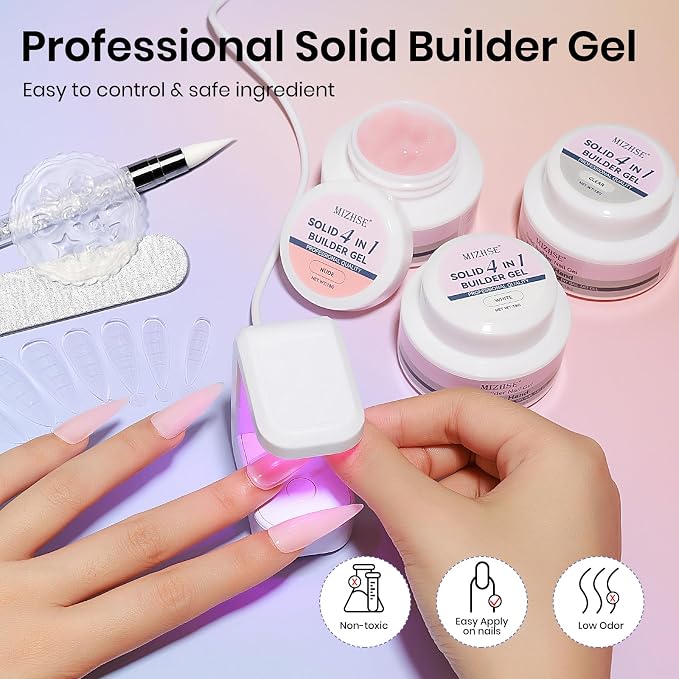 Clear + Milky White + Nude (3-Pack)