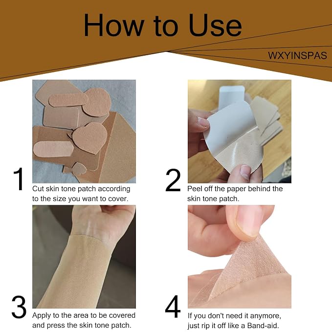 1 Roll 10cmx2m Dark Brown Patches