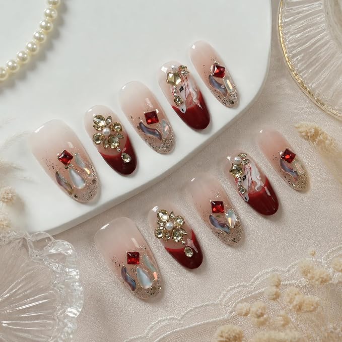 Crimson Crystal Butterfly Glow