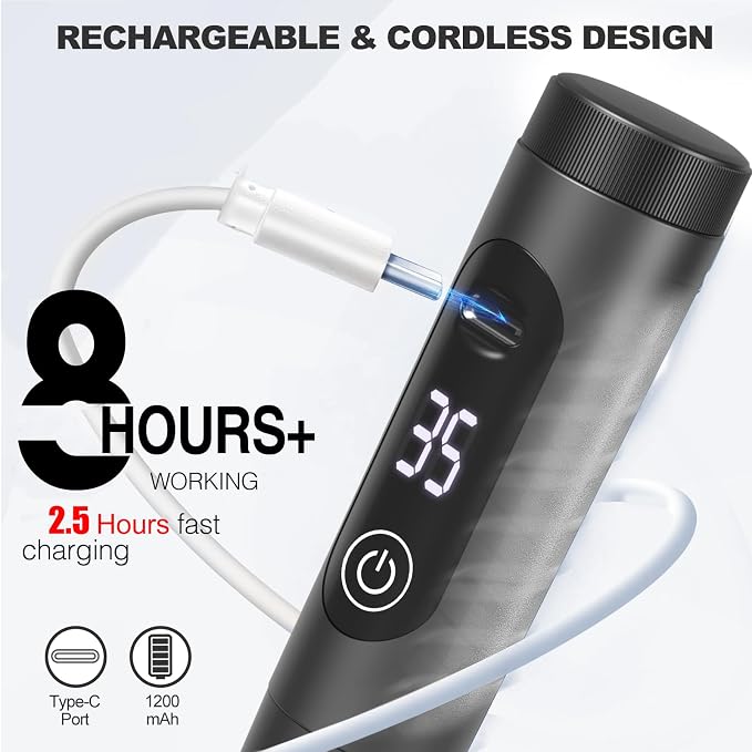 Cordless Grey Nail Drill