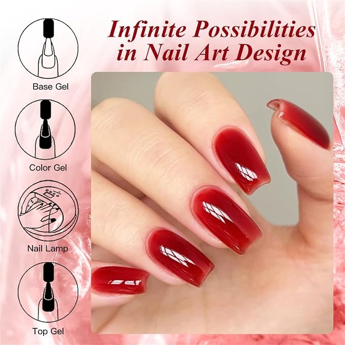 18 PCS Gel Nail Polish - 06